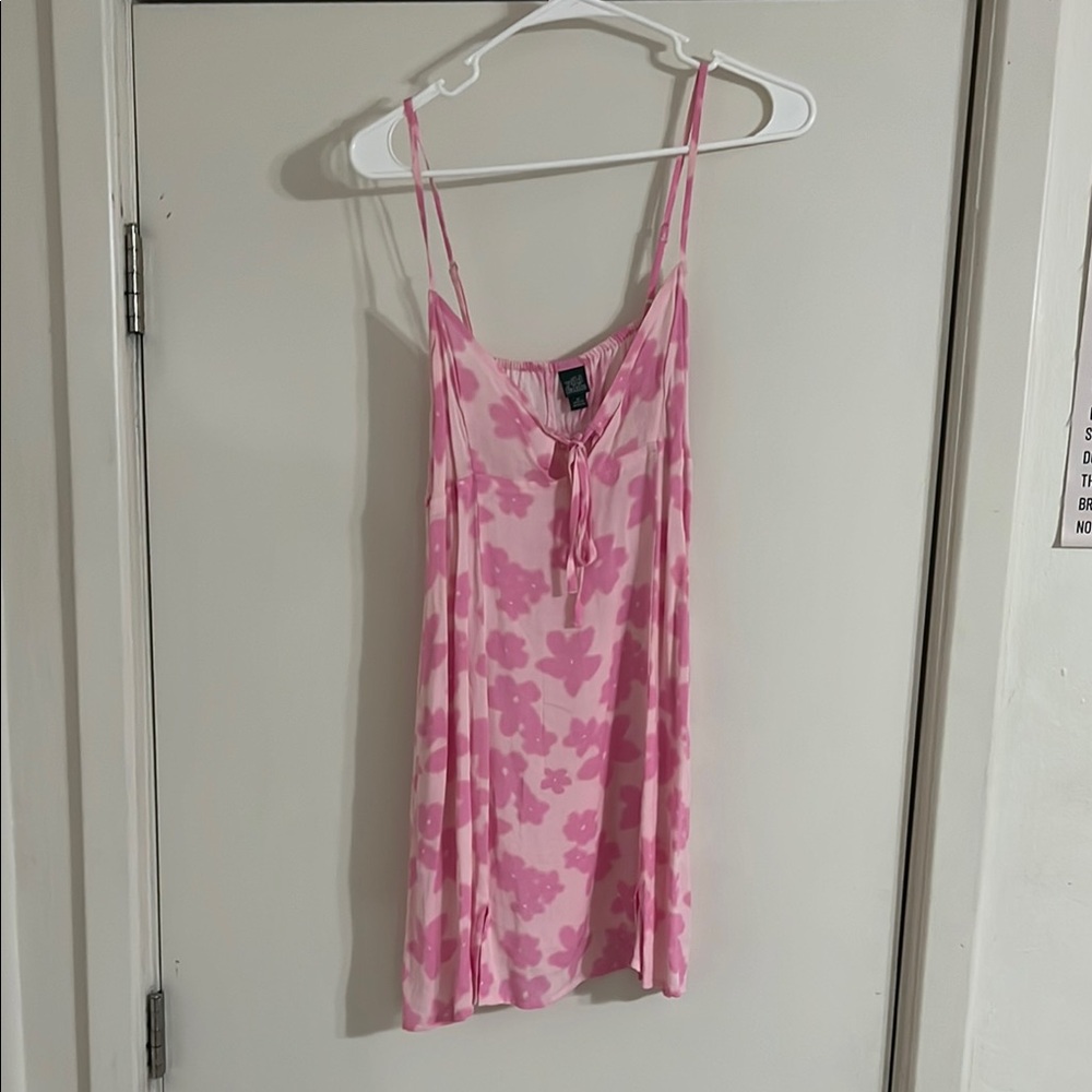 Wild Fable Pink Floral Mini Dress